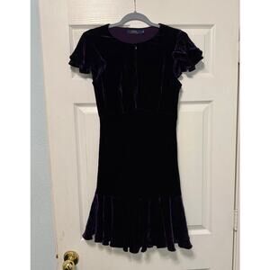 Ralph Lauren Velvet Minidress